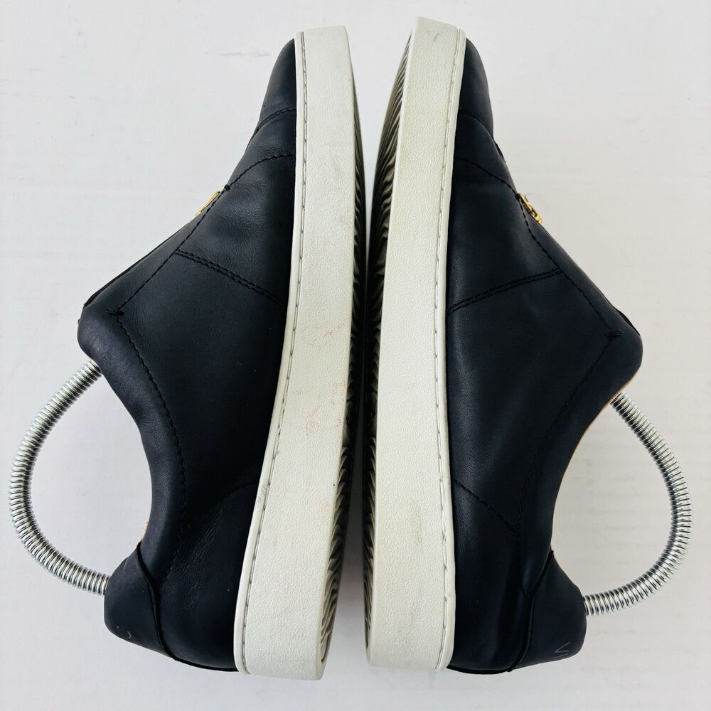 Vionic Ellis Black Leather Zip Sneakers Orthotic Comfort Shoes Womens Size 9.5 - Picture 6 of 13